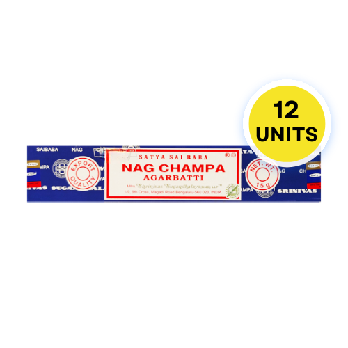 Satya Nag Champa Agarbatti / Vonné tyčinky (Balení 12x 15g) 180g