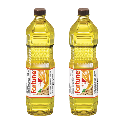 Fortune Groundnut Oil (Bundle of 2 x 1L)