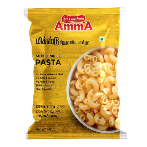 Amma Multigrain Millet Pasta / Vícezrnné těstoviny z prosa (175g)