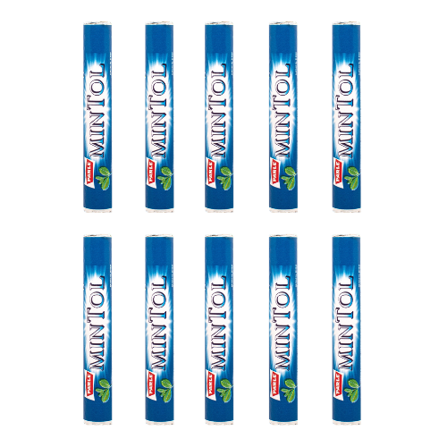 Parle Mintol Mint Candy (Bundle of 10 x 18g)