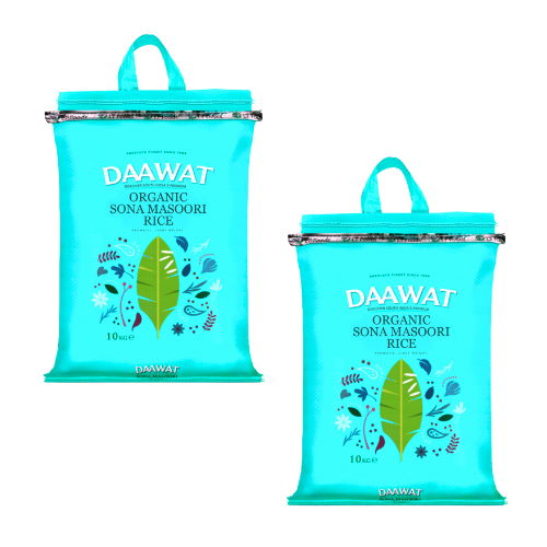Daawat Organická Sona Masoori Rýže (balení of 2 x 10kg) 20kg