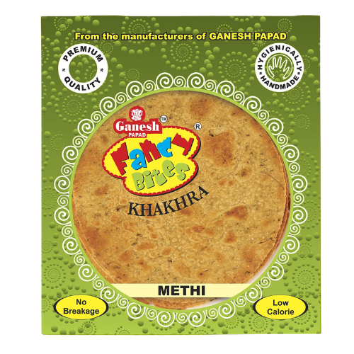 Ganesh křupavé placky Khakhra s příchutí pískavice (200g)