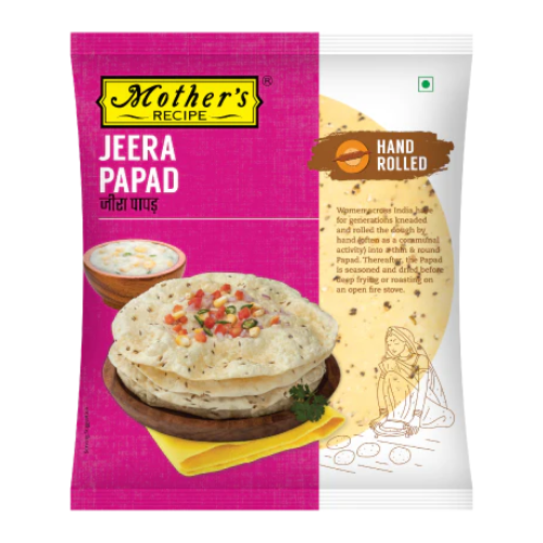 Mother's Recipe papad s římským kmínem (200g)