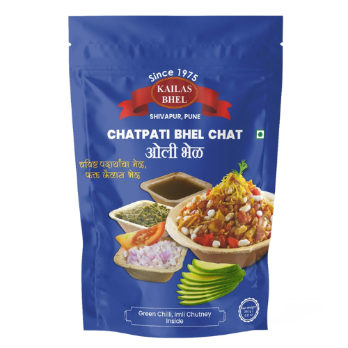 Kailas Bhel křupavý snack s čatní (250g)