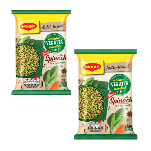 Maggi Veg Atta Noodles (Bundle of 2 x 55g)