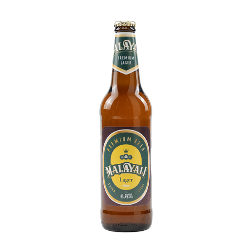 Malayali pivo světlý ležák (500ml)