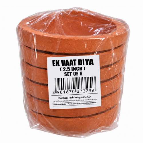 Clay Diwali / Deepavali Diya 2.5 inch (Pack of 6)