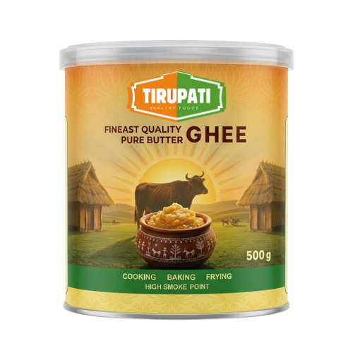Tirupati čisté přepuštěné máslo GHEE (500g)