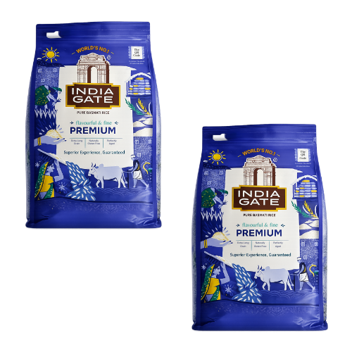 India Gate Prémiová Basmati rýže (Balení 2 x 5kg) 10Kg