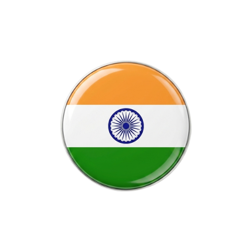 Tiranga Round Badge (1pc)