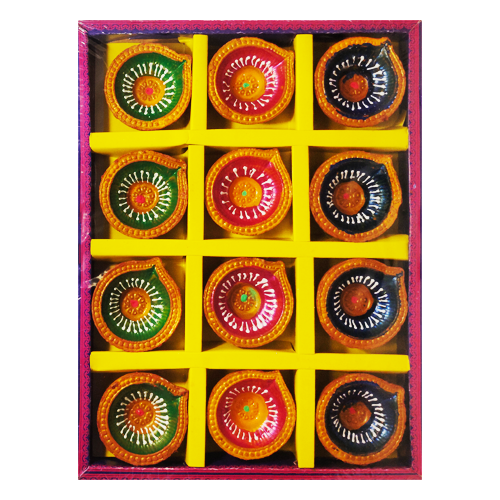 Fancy Diwali / Deepavali Diya (pack of 12 pcs ) (1pc)