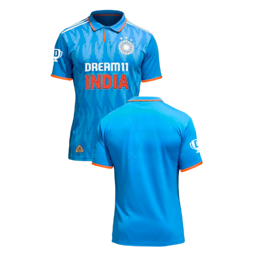 Free ICC World Cup 2023 Indian Jersey - M (1pc)