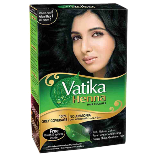Dabur Vatika Henna Natural Black Hair Colour (60g)