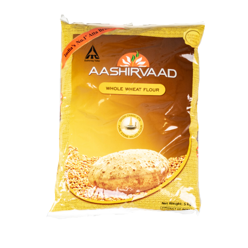 Aashirvaad Whole Wheat Atta - Export Pack (5kg) - Dookan