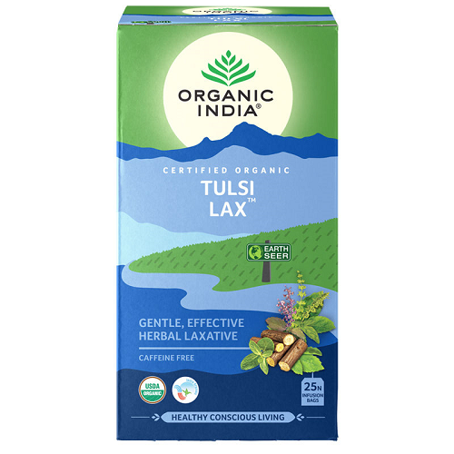 Organic India Tulsi Lax Infusion Bags (25 Tea Bags)
