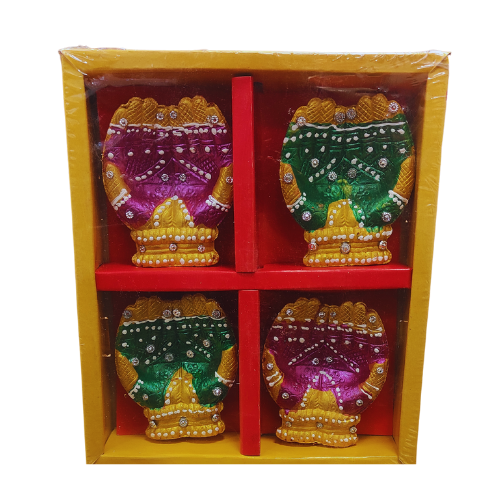 Fancy Diwali / Deepavali Diya [ED-121] (Pack of 4)