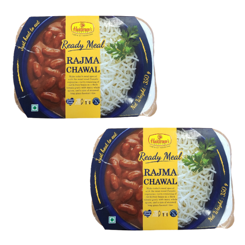 Haldiram's Rajma Chawal - rýže s kari z červených ledvinkových fazolí (balení 2 x 350 g)