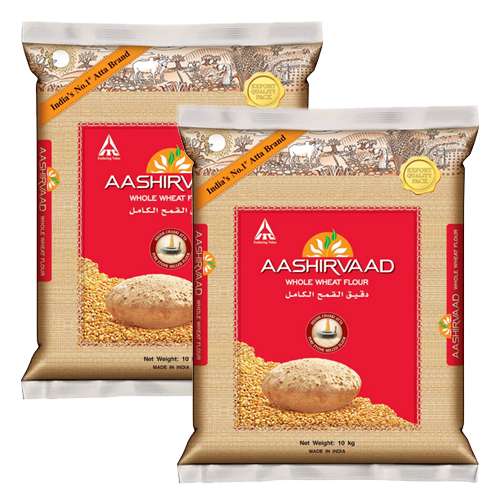 Dookan_Aashirvaad Whole Wheat Atta (Bundle 2 x 10kg)