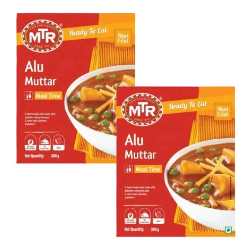 MTR Brambory s Hráškem - hotové jídlo (Balení 2 x 300g)