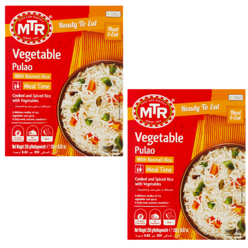 MTR Vegetable Pulao Rice (Bundle of 2 x 250g)