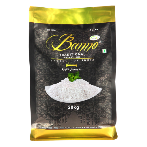 Banno Black - Tradiční Basmati Rýže  (20kg)