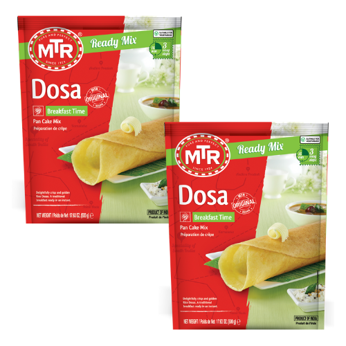 MTR Plain Dosa mix (Bundle of 2 x 500g)