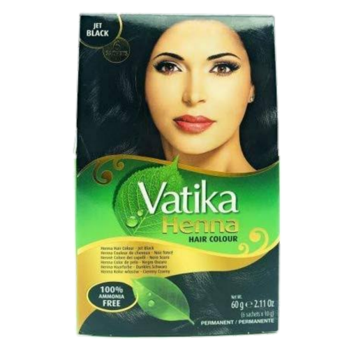 Dabur Vatika Henna Jet Black Hair Colour (60g)