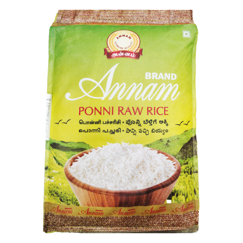 Annam Ponni Raw Rice (10kg)