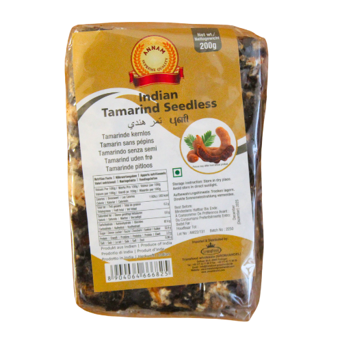 Annam Tamarind Whole / Seedless Tamarind (200g)