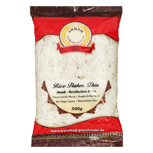 Annam Poha / Powa / Flattened Rice - Thin (500g)