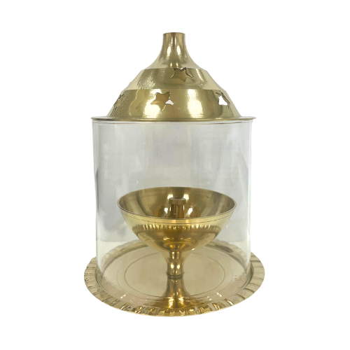 Brass Akhand Jyot Stand 6inch  /  Diya / Oil Lamp (1pc)