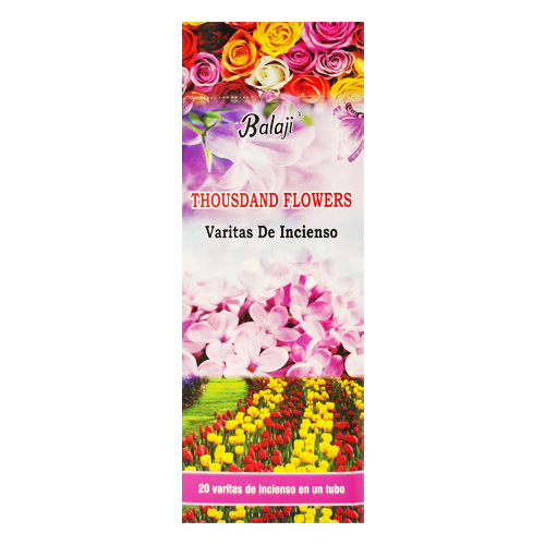 Balaji Premium Incense (Thousand Flowers) Sticks (1pc)