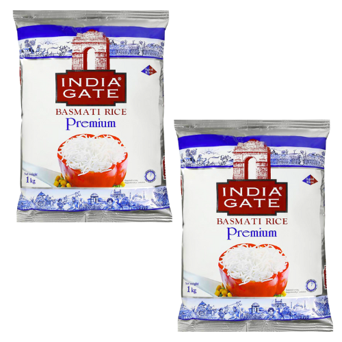 India Gate Prémiová Basmati rýže (Balení 2 x 1kg)