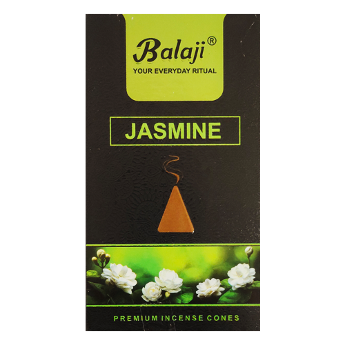 Balaji Jasmin Incense Cones (1pc)