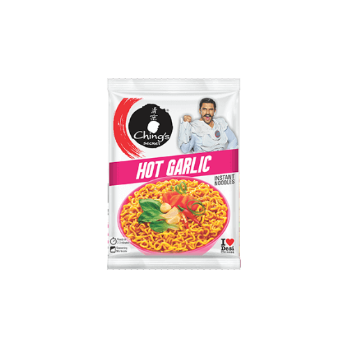 Chings Secret Hot Garlic Instant Noodles (60g) - Dookan