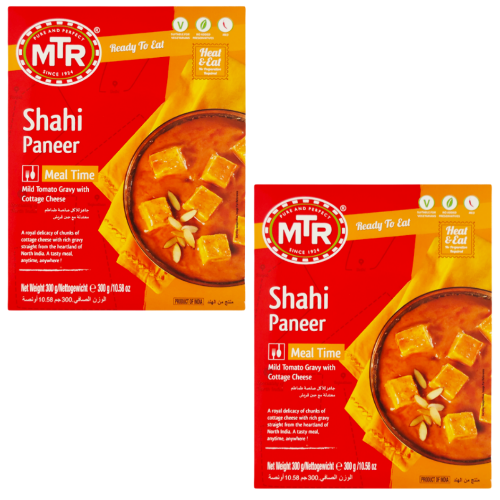 MTR Shahi Panýr - hotové jídlo (Balení 2 x 300g)