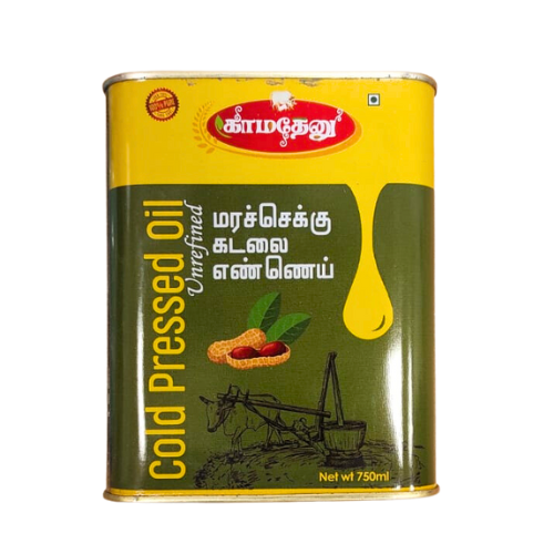 Kamadhenu Cold pressed Peanut Oil (750ml)