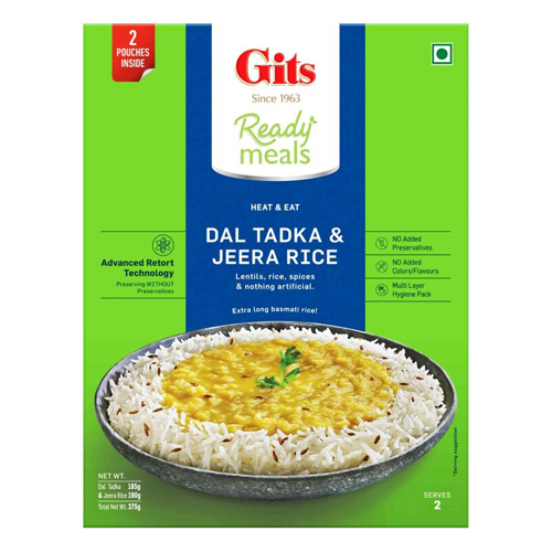 Gits Dal Tadka with Jeera Rice (375g)