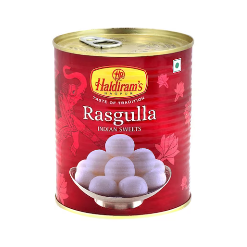 Haldiram's Rasgulla In Tin (12pcs) (1Kg)