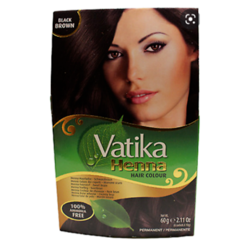 Dabur Vatika Henna Black Brown Hair Colour (60g)