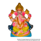 Golden Crown Ganesh Idol Eco-Friendly 10inch (1pc)