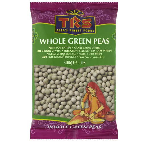 TRS Whole Dried Peas (Green) (500g) - Dookan