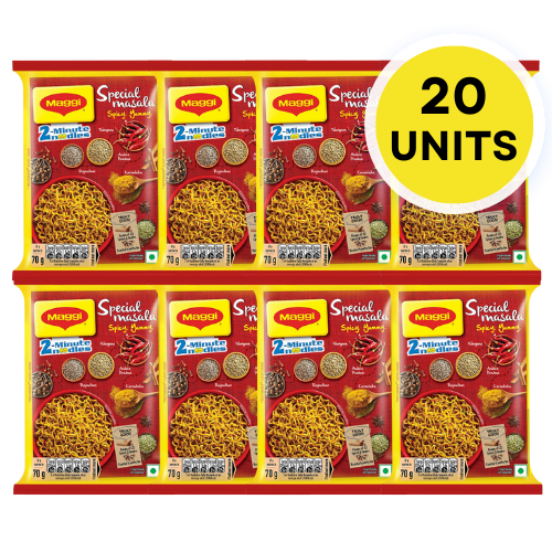 Maggi 2-Minute Noodles Special Masala (Bundle of 20 x 70g)