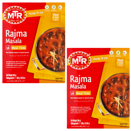 MTR Rajma Masala - směs koření na kari z červených ledvinkových fazolí (Balení 2 x 300g)