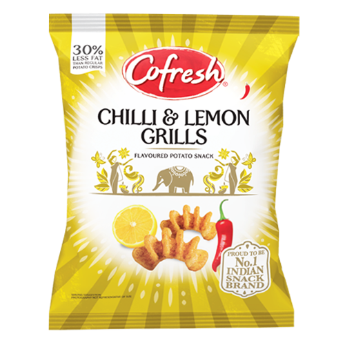 Cofresh Chilli & Lemon Potato Grills (28g)