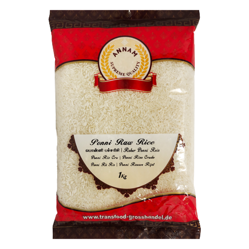 Annam Ponni Raw Rice (1kg)