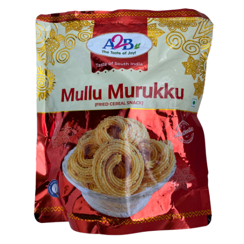 A2B Mullu Murukku - Jihoindický křupavý snack (200g)