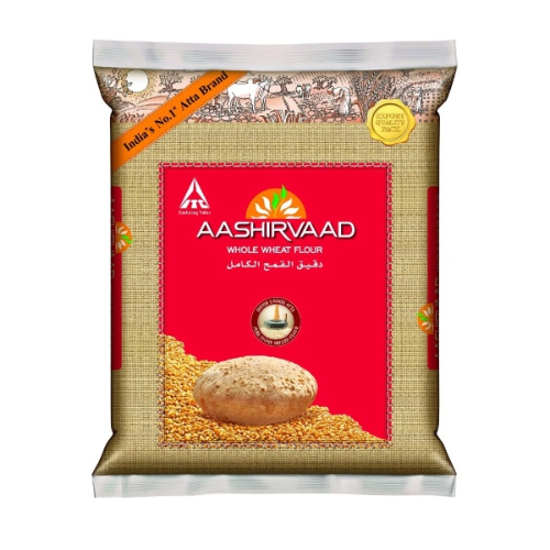 Aashirvaad Whole Wheat Atta - Export Pack (10kg) - Dookan