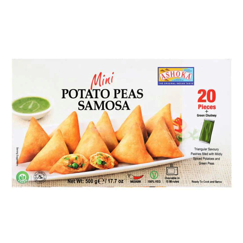 Dookan_Ashoka Mini Potato Peas Samosa With Chutney (500g)