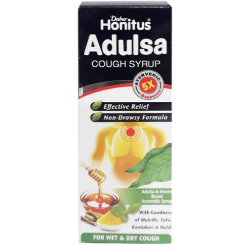 Dabur Honitus Adulsa Cough Syrup (100ml)